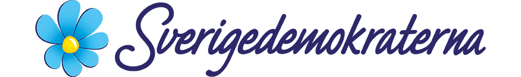 Den gamla partisymbolen för Sverigedemokraterna.