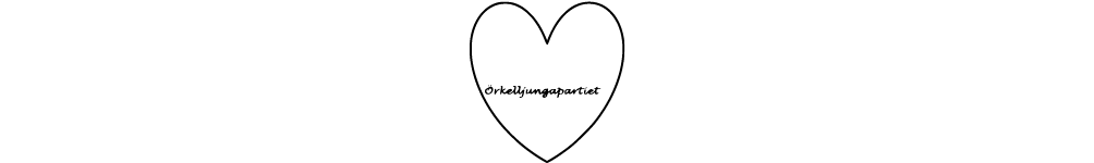 Gammal symbol för Örkelljungapartiet.